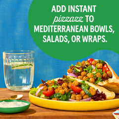 Bush's Best Rustic Tuscany Chickpeas tossed with pasta for fiber and protein.