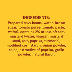 Bush's Best Vegetarian Baked Beans slow-cooked navy beans deliver hearty texture for family meals.
