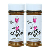 Bad Byron’s Butt Rub jar front view for versatile grill seasoning.