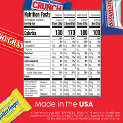 Crunch bars close-up highlighting crisp texture, ideal for quick sweet breaks.