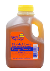 Buzzn Bee Orange Blossom honey bottle for natural sweetness and flavor.