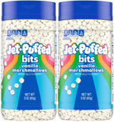 By The Cup Kraft Jet-Puffed Mallow Bits vanilla pack front shows two-pack convenience for fresh snacking