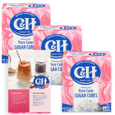 C&H Premium Cane Sugar Cubes in a box, convenient sweetness for coffee