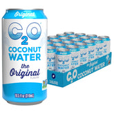 C2O Original coconut water can pour for on-the-go hydration