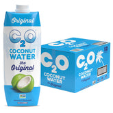 C2O Original coconut water in a 16.9 oz tetra pack for on-the-go refreshment