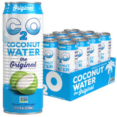 C2O Original flavor 12-pack cans ready to refresh on the go.