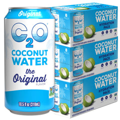 C2O Original flavor 24-pack boxes for convenient on-the-go hydration.