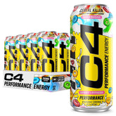 C4 Energy Cereal Killer pack of 12 cans for convenient pre-workout energy.