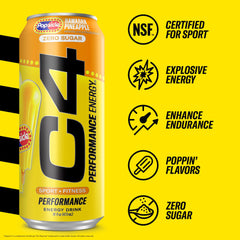 Pack of 12 C4 cans ready for bulk pre-workout use.