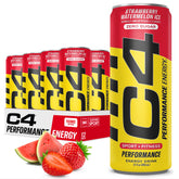 C4 Strawberry Watermelon Ice can delivers an energizing workout flavor