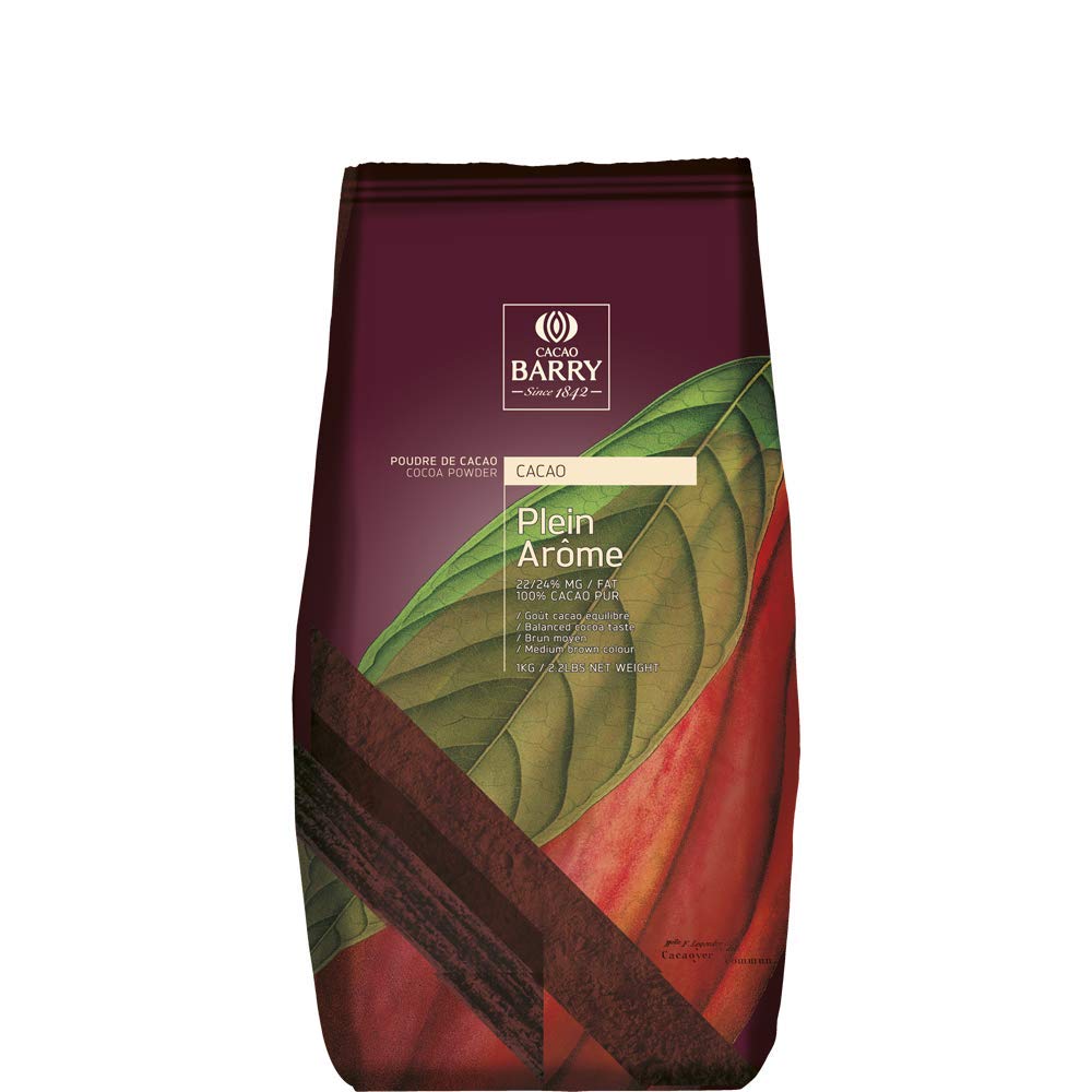 Cacao Barry full aroma cocoa powder is ideal for rich desserts and baking.