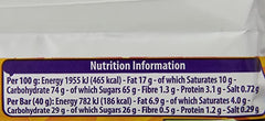 Cadbury Crunchie bar wrapper keeps each piece fresh and ready to unwrap