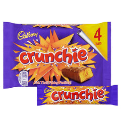 Cadbury Crunchie honeycomb centre with smooth milk chocolate for a crunchy, delicious bite.