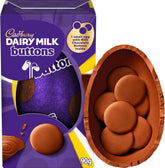 Cadbury Dairy Milk Buttons Easter Egg with inside milk chocolate buttons for sharing