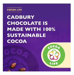 Cadbury Original Drinking Chocolate spoon stir highlights easy preparation in seconds