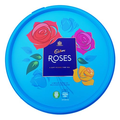 Cadbury Roses tub package ready for sharing at gatherings