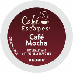 Cafe Escapes Cafe Mocha cup and saucer for a relaxing afternoon.