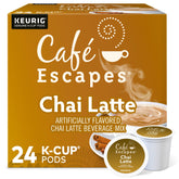 Cafe Escapes Chai Latte K-Cup brew ready for a cozy afternoon break.