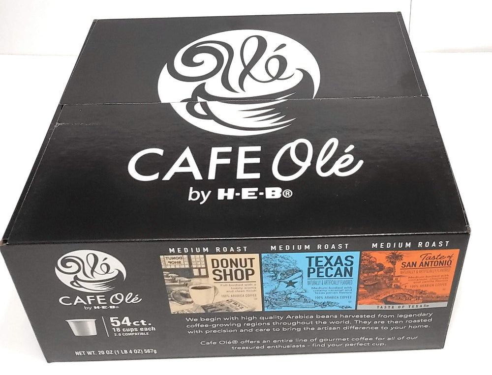 Cafe Ole Taste of San Antonio coffee pods variety pack, perfect for quick, flavorful mornings