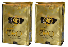 Cafe Oro de Puerto Rico Gold Coffee 14oz bag; bold aroma and rich flavor.