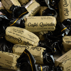 100% Colombian coffee flavor in Cafe Quindio caramels.