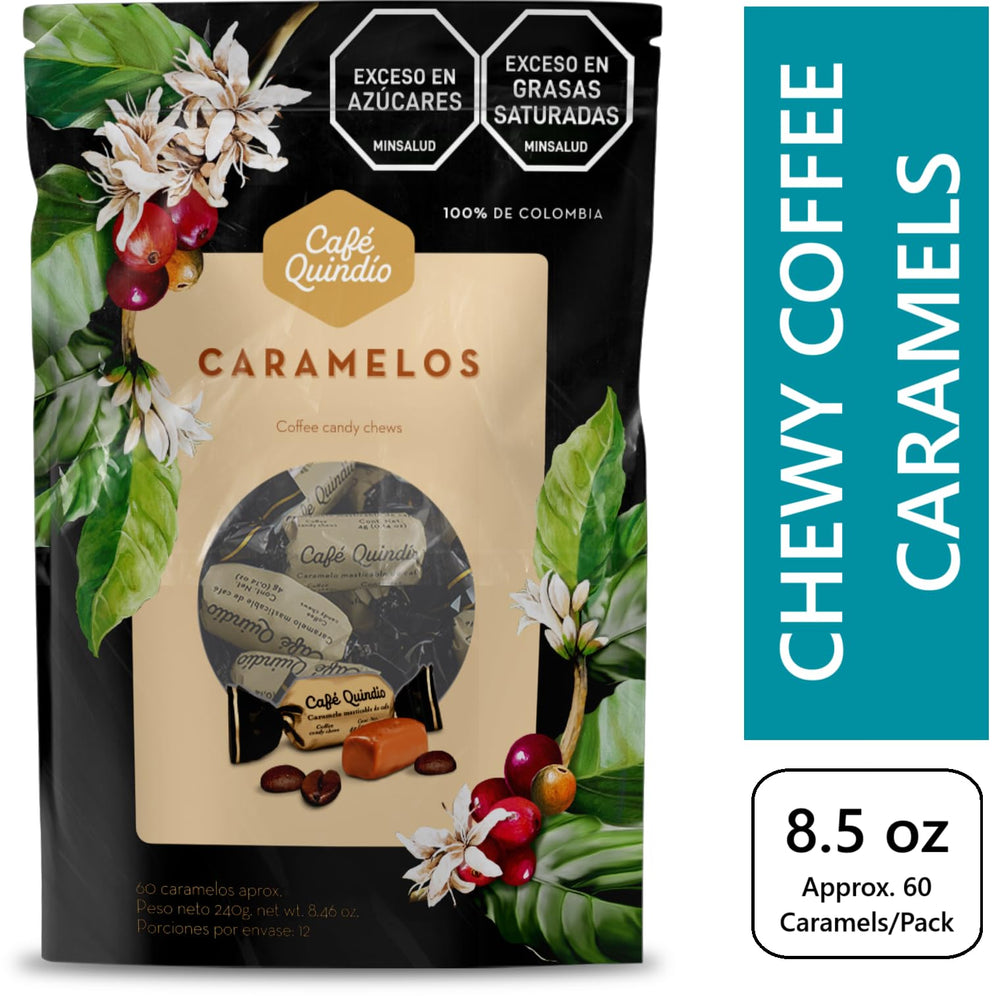 Gift-ready Cafe Quindio caramels perfect for sharing.