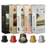 Cafe Romano organic USDA espresso pods for Nespresso Original deliver consistent crema.