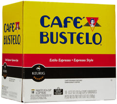 Cafe Bustelo brewing on a Keurig machine delivers bold flavor.