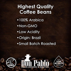 Brewing setup with Cafe Don Pablo Cerrado ready for a balanced cup.