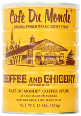 Cafe Du Monde coffee and chicory 15oz can, rich aroma for your morning ritual