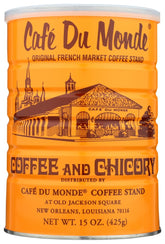 Cafe Du Monde half-dozen cans front view for quick, ready-to-brew mornings.