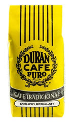 Cafe Duran Tradicional Panama ground coffee in a 425 g pack for a rich daily brew.