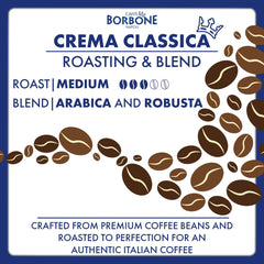 Caffè Borbone Crema Classica aroma captures rich, inviting fragrance