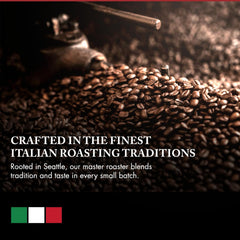 Caffe D’arte Seattle-roasted beans for fresh daily coffee