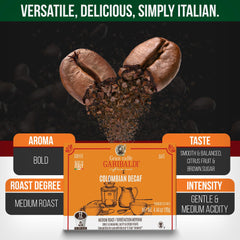 Caffè Garibaldi Arabica blend pod with caramel and vanilla notes