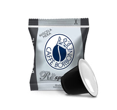 Caffè Borbone Black Blend pods compatible with Nespresso Original Line for quick home espresso
