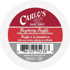 Cake Boss Raspberry Truffle mug with steam indicating café-quality indulgence at home