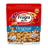 Calbee Frugra original granola bowl showing crunchy texture for breakfast