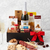 California Delicious Golden State Gourmet Basket in an elegant setup for entertaining.