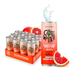 Caliwater Blood Orange cactus water can for refreshing hydration
