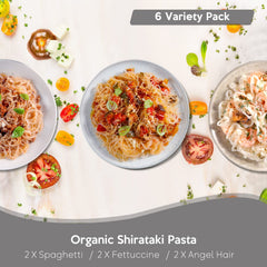 Caloless Konjac Spaghetti Pack provides a gluten-free pasta alternative.