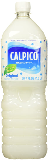 CALPICO Original bottle close-up showing smooth, non-carbonated refreshment.