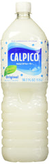 CALPICO Original bottle close-up showing smooth, non-carbonated refreshment.