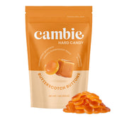 Cambie Butterscotch Hard Candy in resealable pouch for freshness and easy sharing.