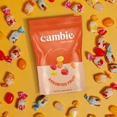 Cambie hard shell with a soft center revealed in close-up.