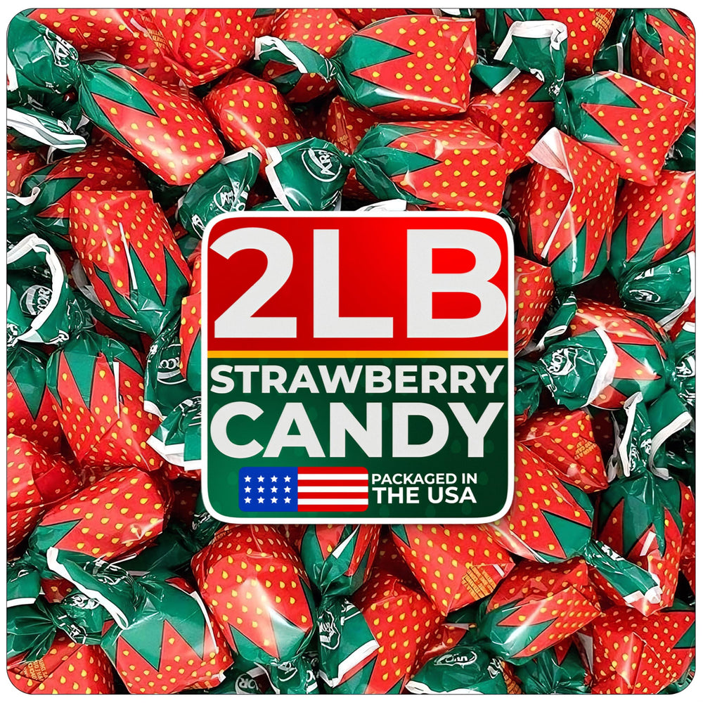 Cambie strawberry hard candy wrapped for freshness and easy sharing