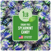 Cambie Sugar Free Hard Candy spearmint piece for fresh breath on the go