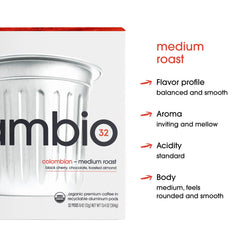Cambio Roasters flavor ridges boost extraction for fuller taste in every cup.