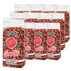 Camellia Brand dried red kidney beans in a bag, premium quality for flavorful meals.
