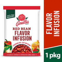 Camellia Brand Red Bean Flavor Infusion seasoning pour shows simple, one-pot red beans
